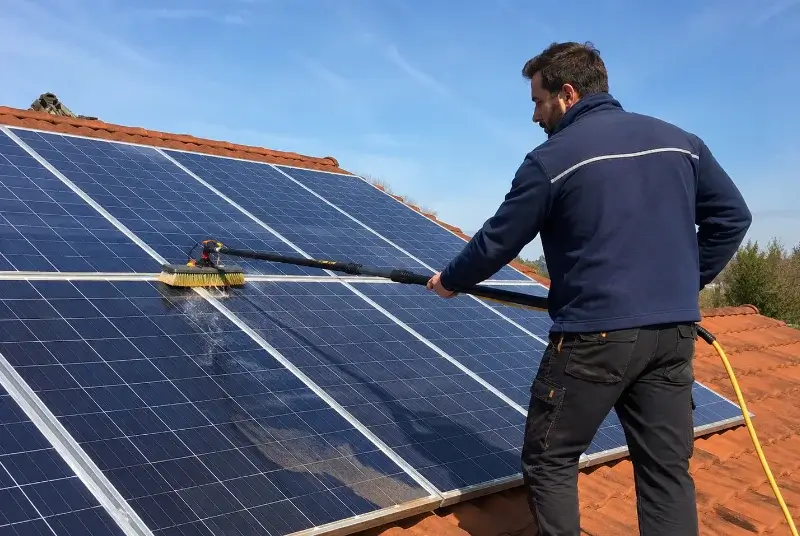 Nettoyage et entretien de panneaux solaires à Lignol